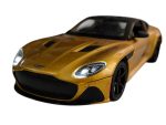 Aston Martin DBS Superleggera 2022 Gold (replica) cu led-uri si sunete scala 1/24