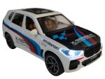 Bmw X5 (G05) 2018 Motorsport White (replica) cu led-uri si sunete scala 1/24