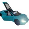 Tesla Roadster (replica) 2025 Blue cu led-uri si sunete scala 1/24