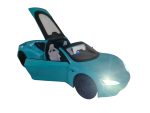 Tesla Roadster (replica) 2025 Blue cu led-uri si sunete scala 1/24