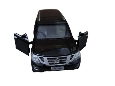Nissan Patrol facelift 2014 Black (Y62) scala 1/36