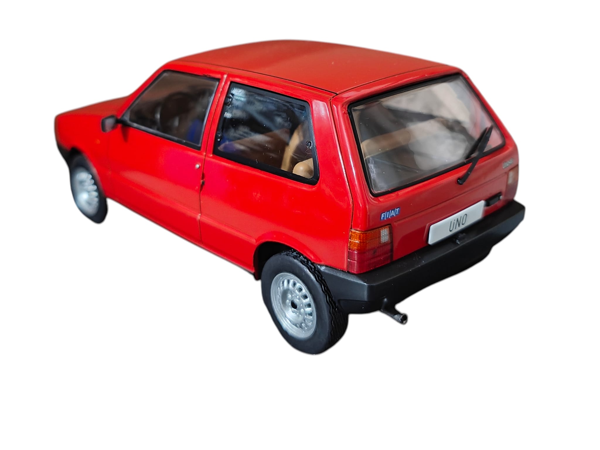 Fiat Uno Rosu whitebox scala 1 24..