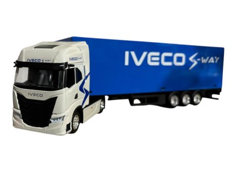Tir Iveco S-Way 570 with container trailer lungime aproximativa 40 cm