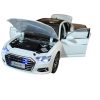 Audi A6 L (C8) White 2019 (Replica) cu led-uri si sunete scala 1/24