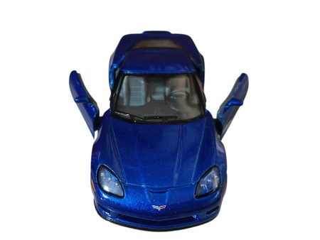 Chevrolet Corvette 2007 Blue scala 1/36