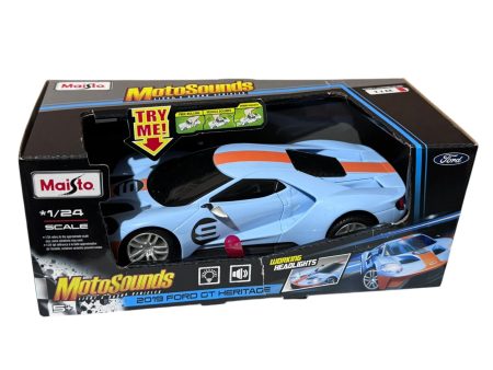 Ford GT Heritage 2019 masinuta din plastic cu lumini scala 1/24