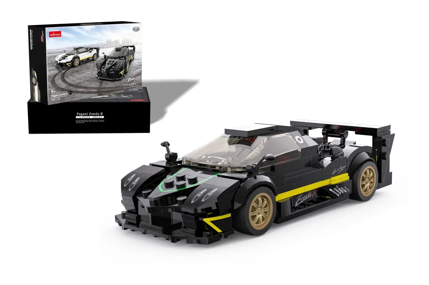 MASINUTA CONSTRUIBILA PAGANI ZONDA R NEAGRA SCARA 1 LA 28.....