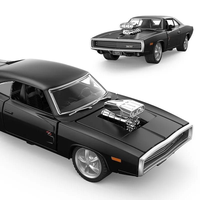 MASINUTA METALICA DODGE CHARGER R T 1970 BLACK SCARA 1 LA 36....