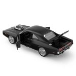 MASINUTA METALICA DODGE CHARGER R T 1970 BLACK SCARA 1 LA 36..