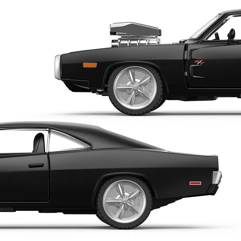 MASINUTA METALICA DODGE CHARGER R T 1970 BLACK SCARA 1 LA 36...