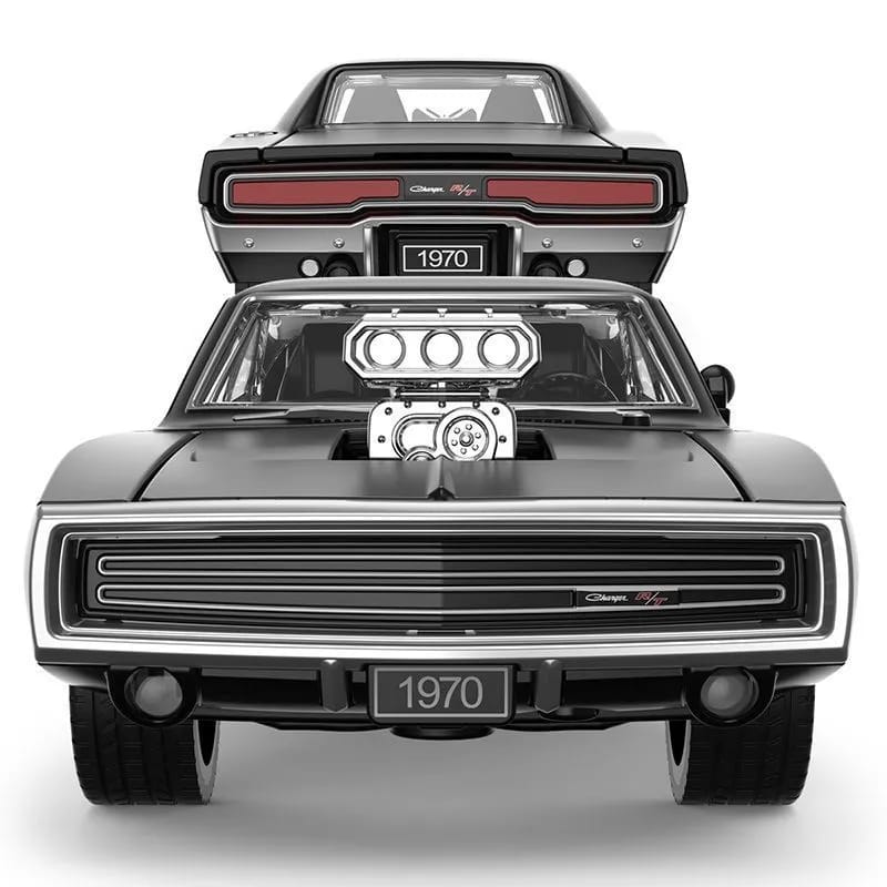 MASINUTA METALICA DODGE CHARGER R T 1970 BLACK SCARA 1 LA 36..