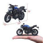 Yamaha MT07 Blue 2018 scala 1/18