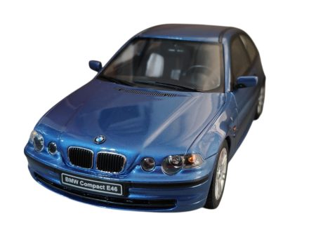 Bmw seria 3 (E46) Compact 1999, Blue editie limitata scala 1/18