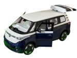 VW ID Buzz Blue-White scala 1/27