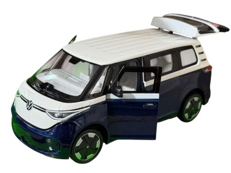 VW ID Buzz Blue-White scala 1/27