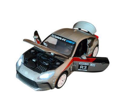 Toyota GR 86 Grafit 2024 (Replica) cu led-uri si sunete scala 1/32