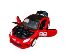 Toyota GR 86 Red-Black 2024 (Replica) cu led-uri si sunete scala 1/32