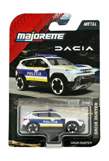 Dacia Duster 3 model 2025 Politia scala 1/64