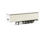 Semiremorca cu prelata Pacton, White Trailer singur cu 3 axe, scala 1/50 WSI Models