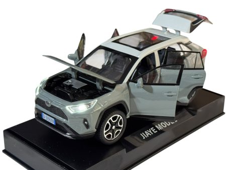 Toyota Rav 4 Green 2022 (Replica) cu led-uri si sunete scala 1/32
