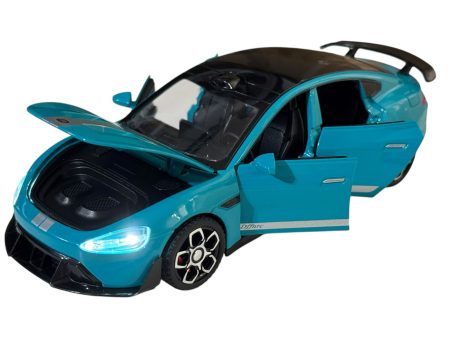 Xiaomi SU7 Blue 2025 electric car (Replica) scala 1/32