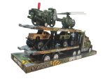 Camion militar transportor cu vehicule – Set Armed Forces, plastic..