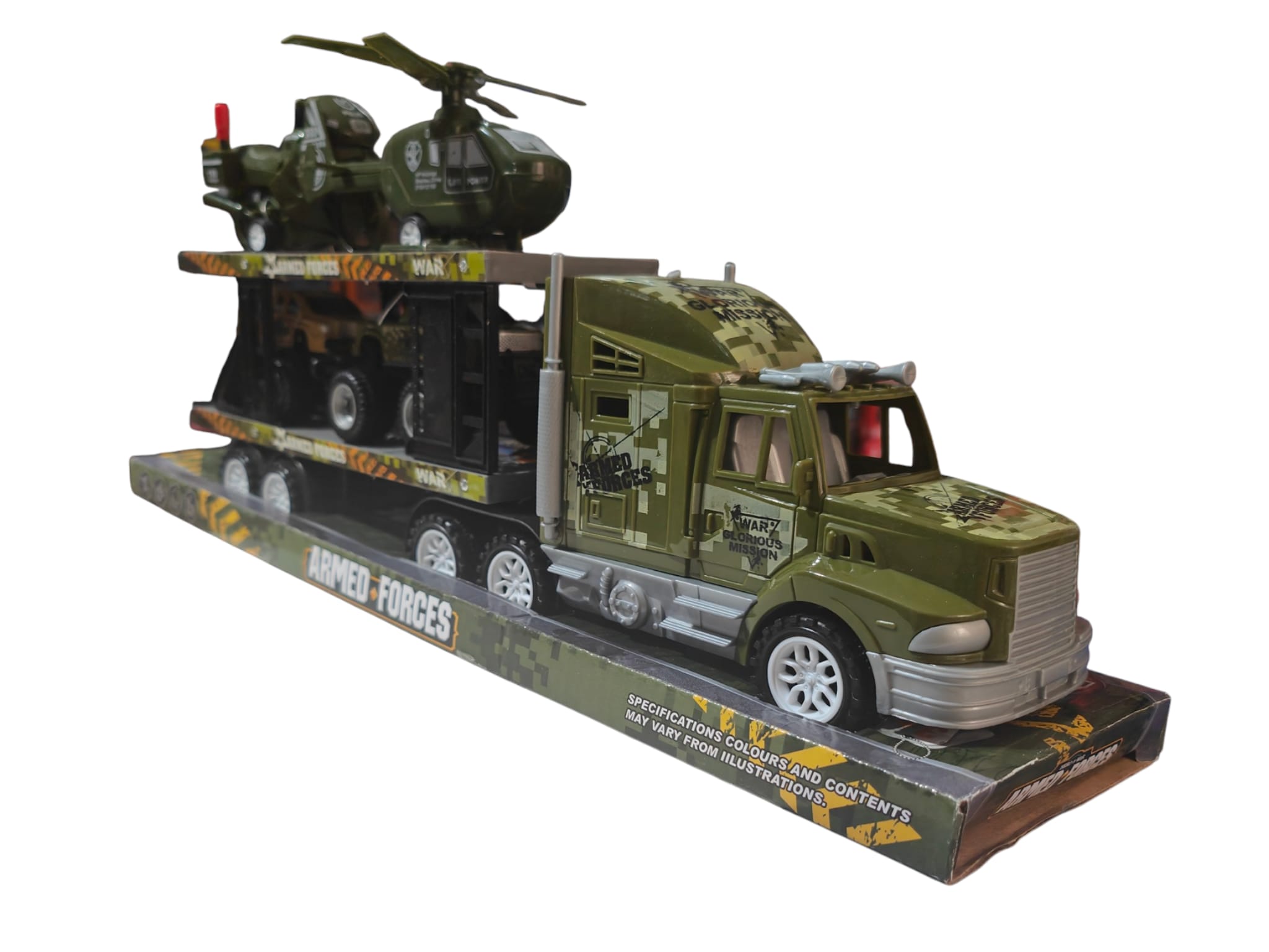 Camion militar transportor cu vehicule – Set Armed Forces, plastic..