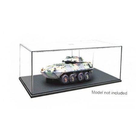 Vitrina transparenta din plexiglass scala 1/18, 1/35, 1/350 (325x165x125 mm) Trumpeter